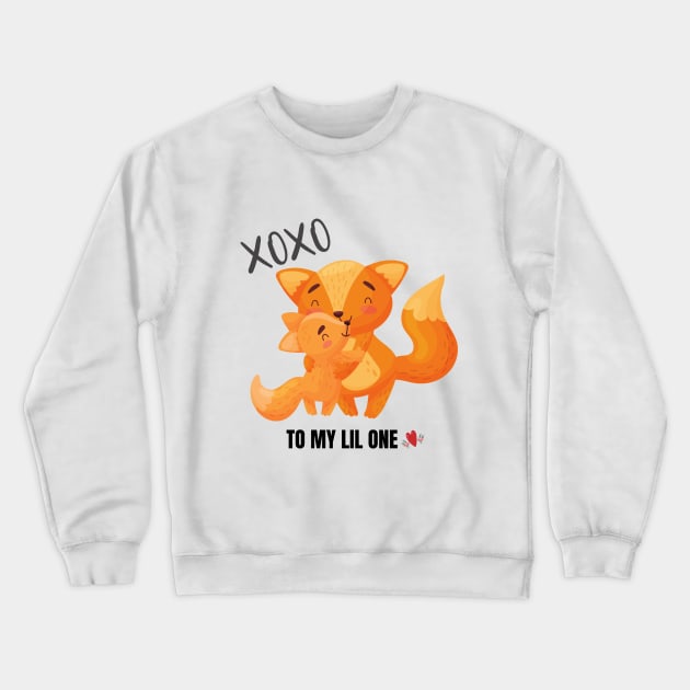 Hugs and kisses to my lil one Crewneck Sweatshirt by TextureMerch